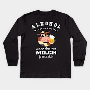 lustiges Biergeschenk für Männer Geburtstag Kids Long Sleeve T-Shirt